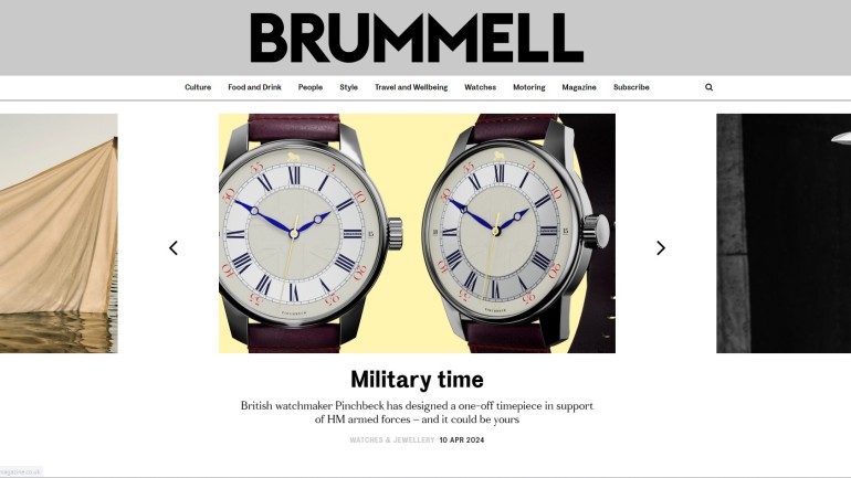 My Waterloo Watch Design Makes it to Brummell Magazine – the Little Black Book for the City of London